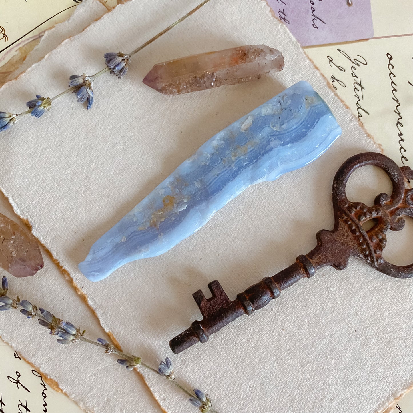 Blue Lace Agate Slice