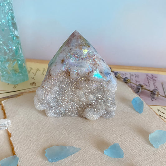 Druzy Aura Sphalerite Tower