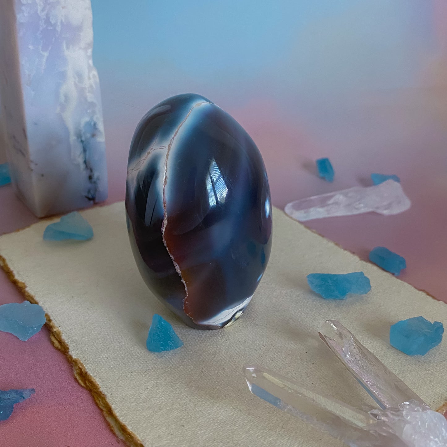 Orca Agate Freeform